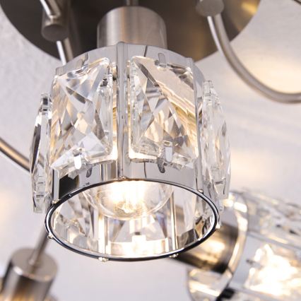 Globo - Virsapmetuma lustra 5xE14/40W/230V