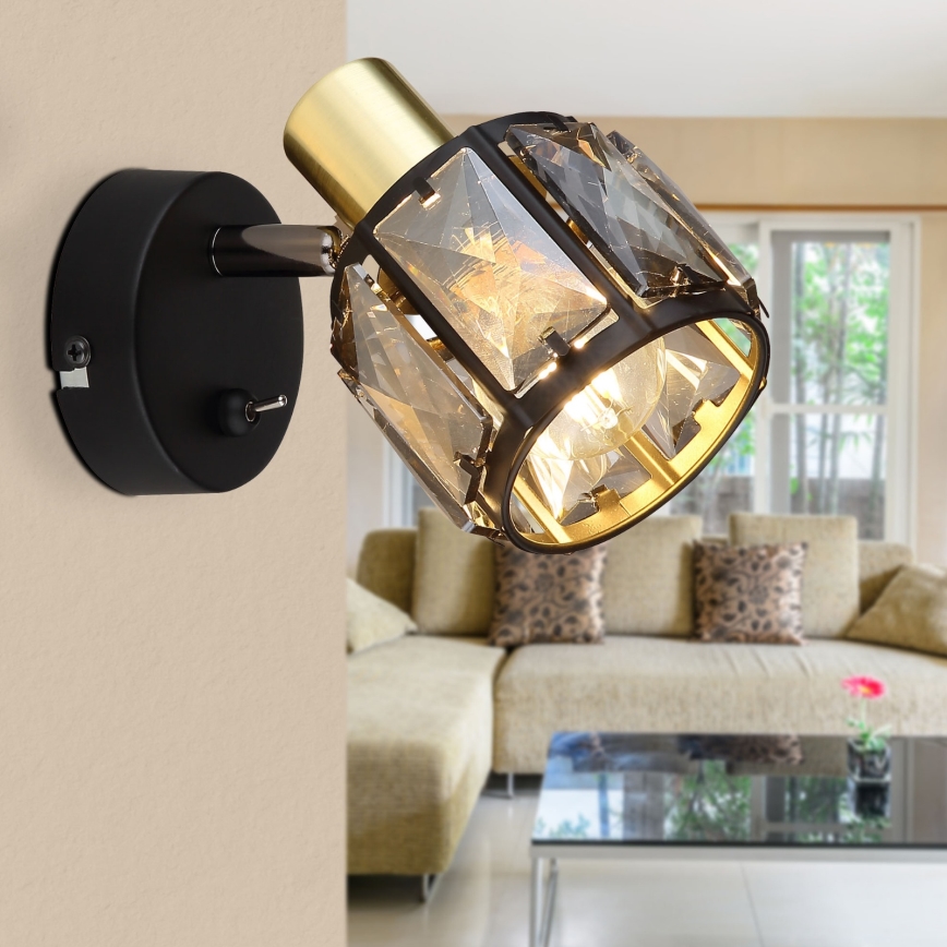 Globo - Sienas starmetis 1xE14/40W/230V