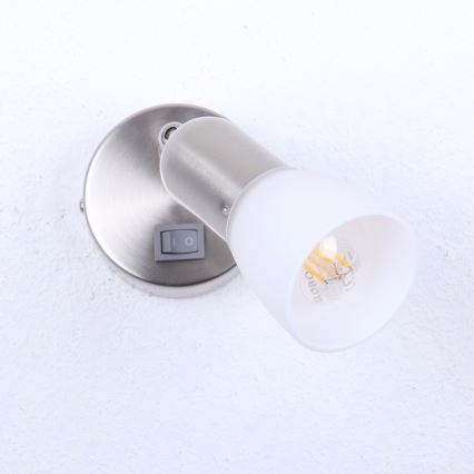 Globo - Sienas starmetis 1xE14/40W/230V