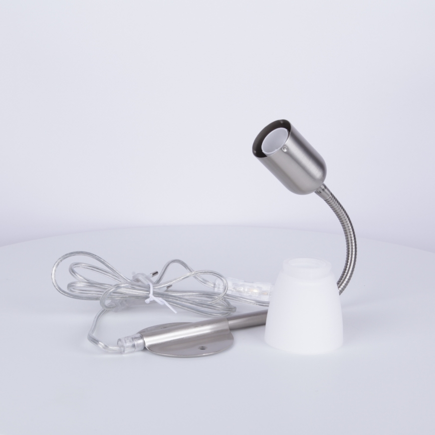 Globo - Pielāgojama lampiņa 1xE14/40W/230V matēts hroms