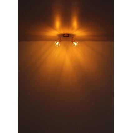 Globo - Starmetis 2xE14/40W/230V zelta