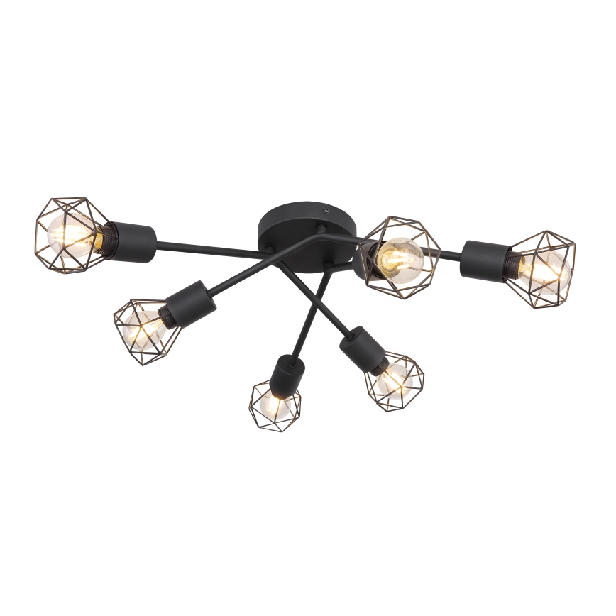 Globo - Pieliekama lustra 6xE14/40W/230V