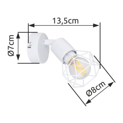 Globo - Sienas lampa 1xE14/40W/230V