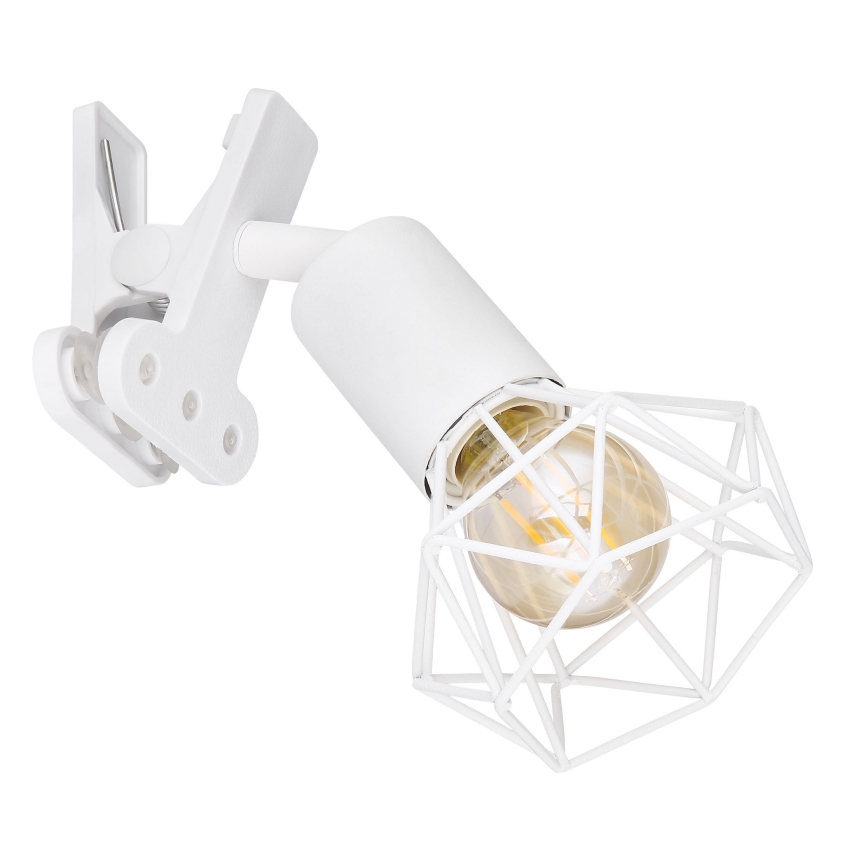 Globo - Sienas lampa ar stiprinājumu 1xE14/40W/230V balta