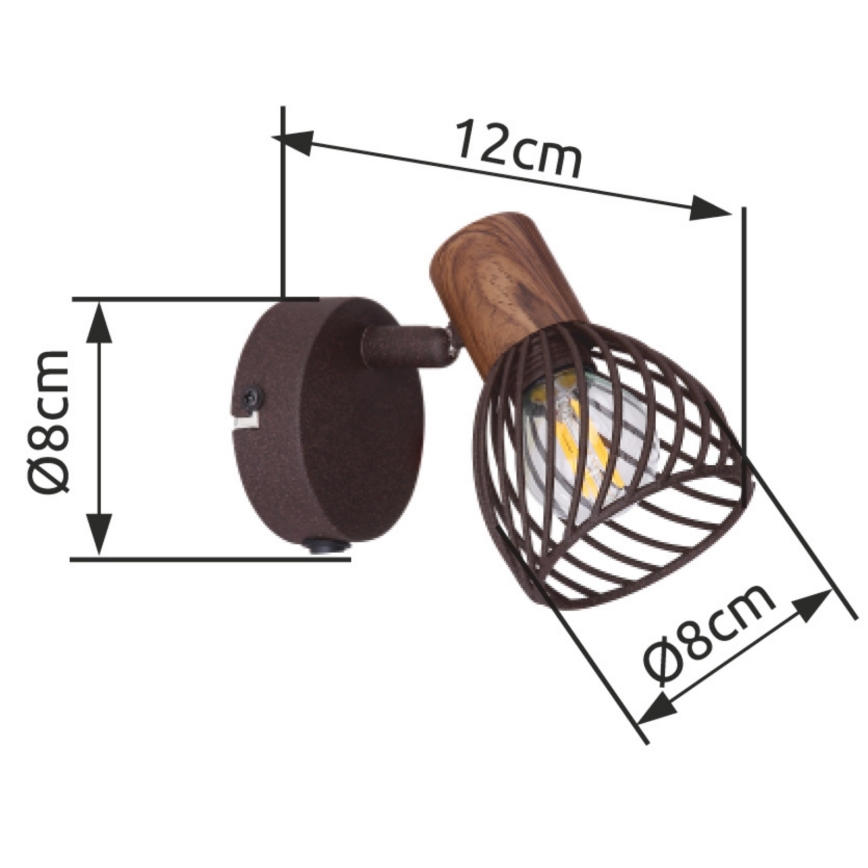 Globo - Sienas lampa 1xE14/40W/230V