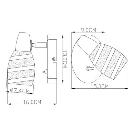 Globo - Lampa 1xE14/40W/230V