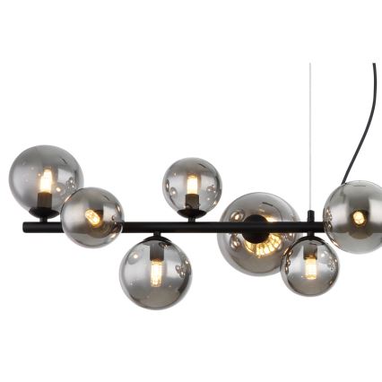 Globo - LED Lustra ar auklu 13xG9/3,5W/230V dūmakains/melna
