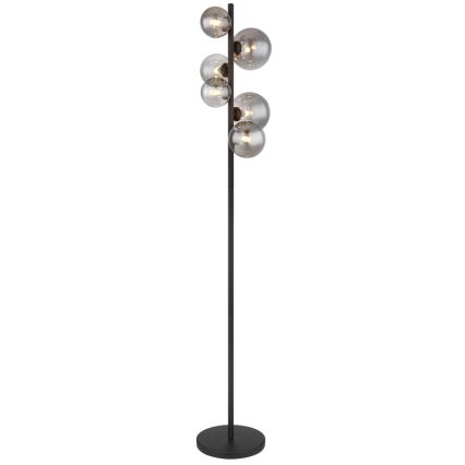 Globo - LED Grīdas stāvlampa 6xG9/3,5W/230V dūmakains/melna
