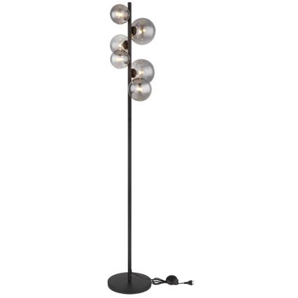 Globo - LED Grīdas stāvlampa 6xG9/3,5W/230V dūmakains/melna