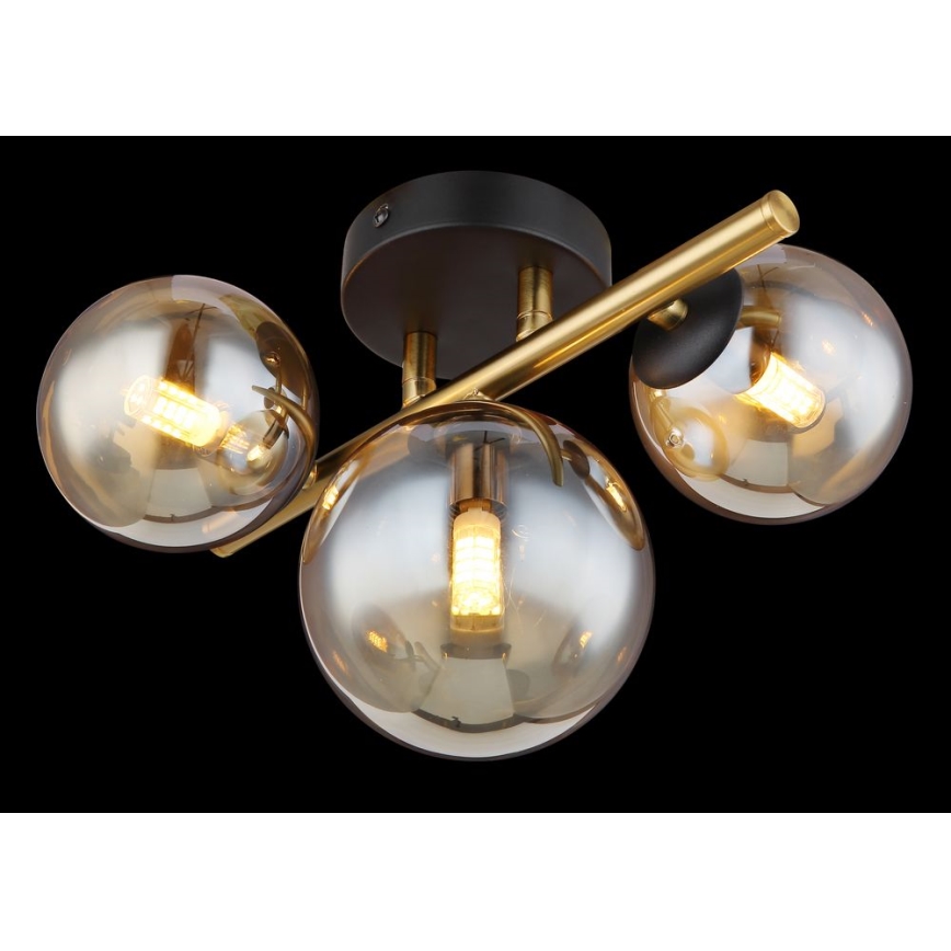 Globo - LED Virsapmetuma lustra RIHA 3xG9/3,5W/230V misiņš
