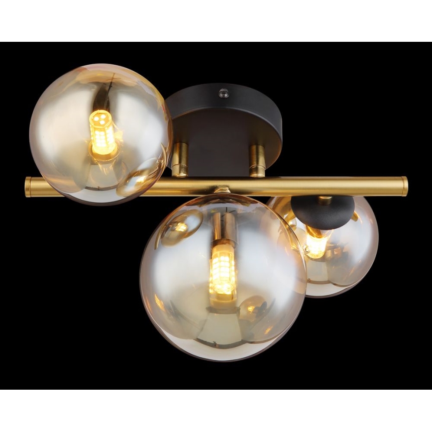 Globo - LED Virsapmetuma lustra RIHA 3xG9/3,5W/230V misiņš