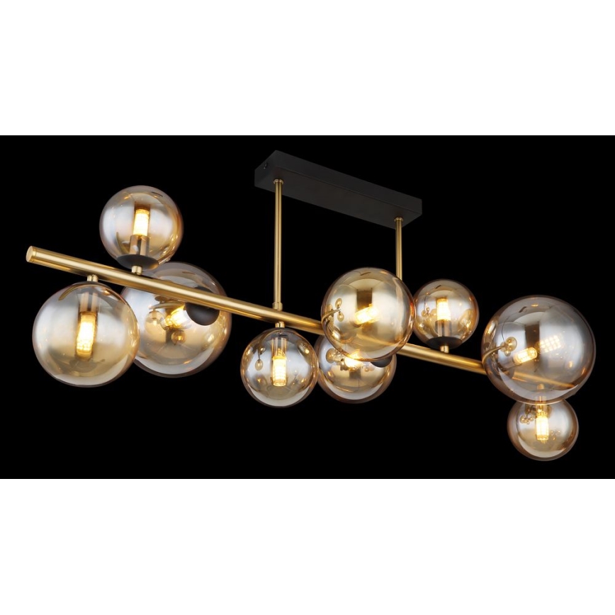Globo - LED Lustra ar stieni 9xG9/3W/230V misiņš