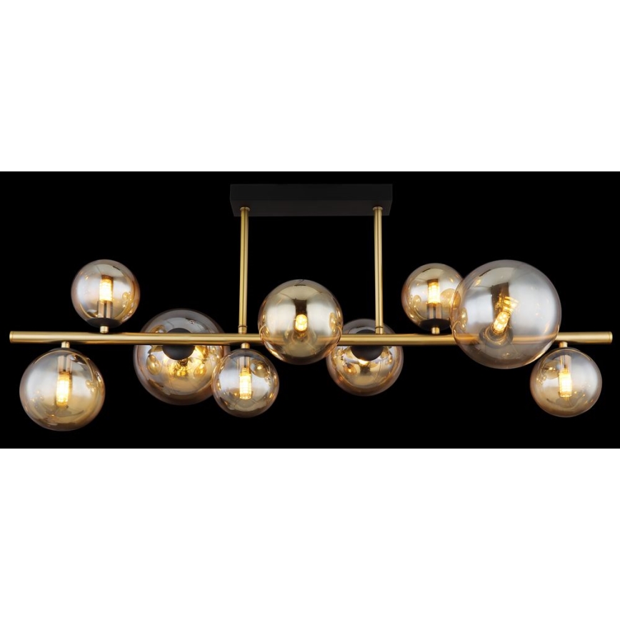 Globo - LED Lustra ar stieni 9xG9/3W/230V misiņš