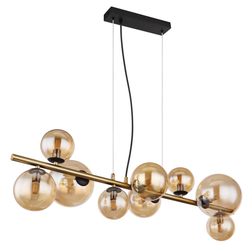 Globo - LED Lustra ar auklu 9xG9/3W/230V misiņš