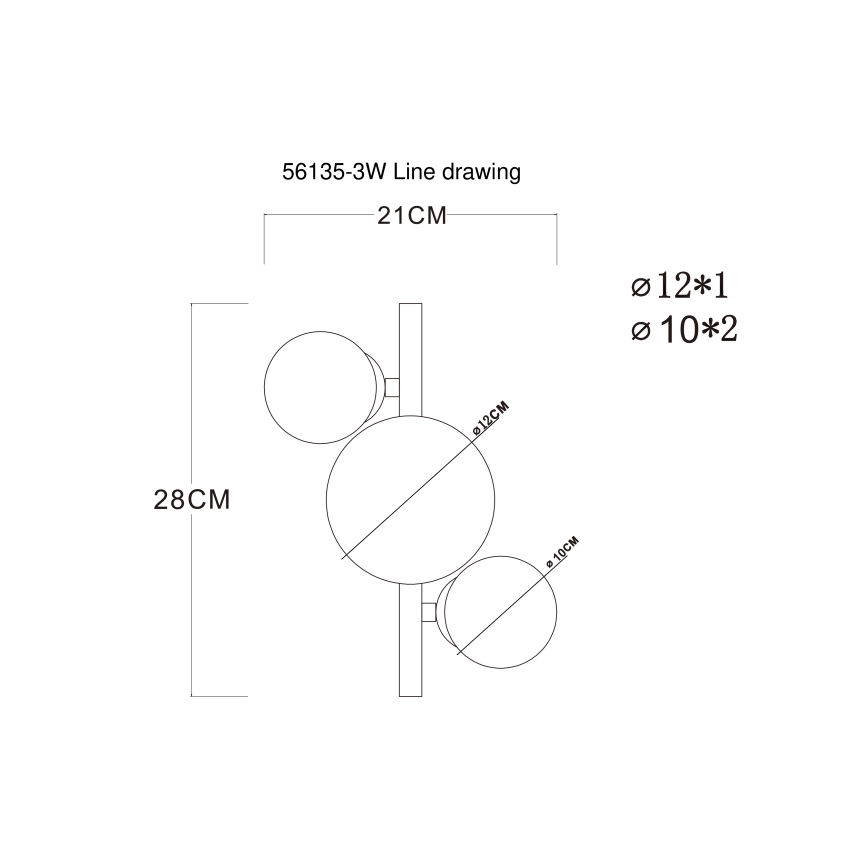 Globo - LED Virsapmetuma lustra RIHA 3xG9/3,5W/230V matēts hroms