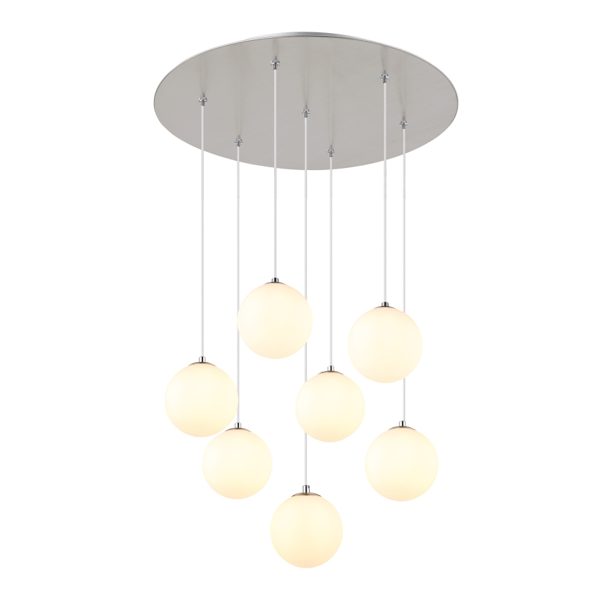 Globo - LED Lustra ar auklu 7xG9/3,5W/230V balta