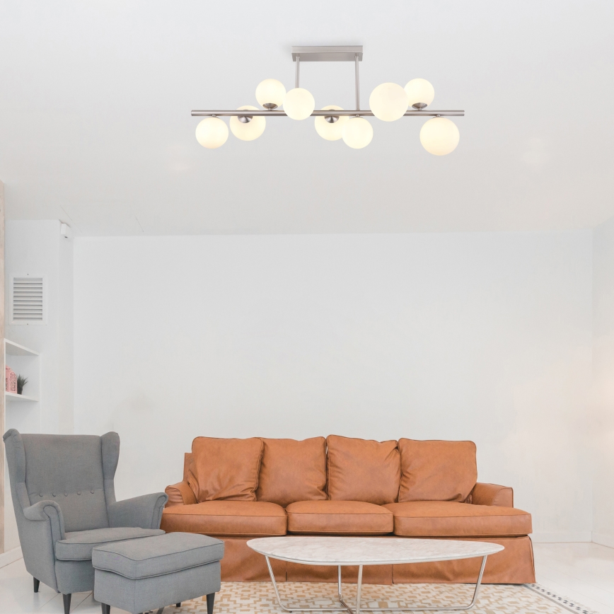 Globo - LED Lustra ar stieni 9xG9/3W/230V matēts hroms