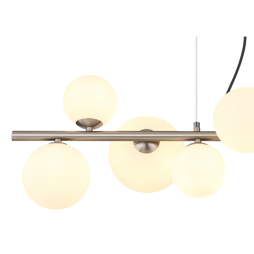 Globo - LED Lustra ar auklu 9xG9/3W/230V matēts hroms