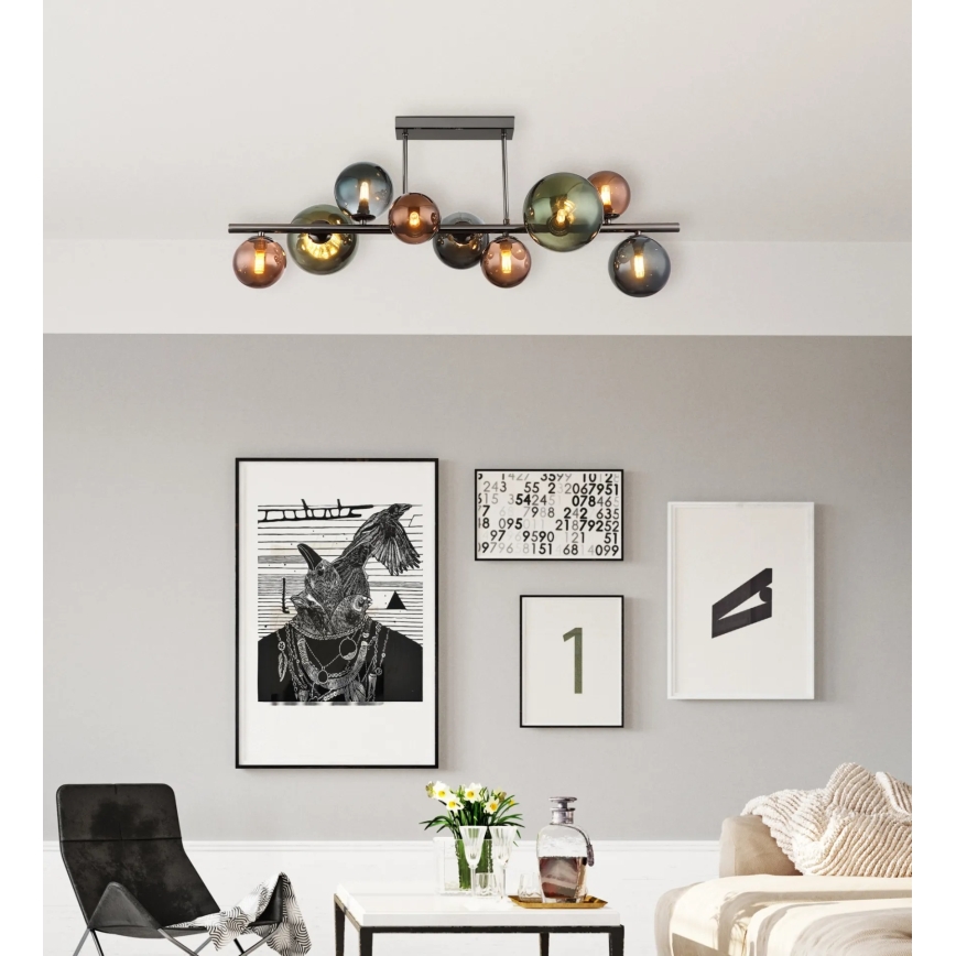 Globo - LED lustra uz stieņa 9xG9/3,5W/230V