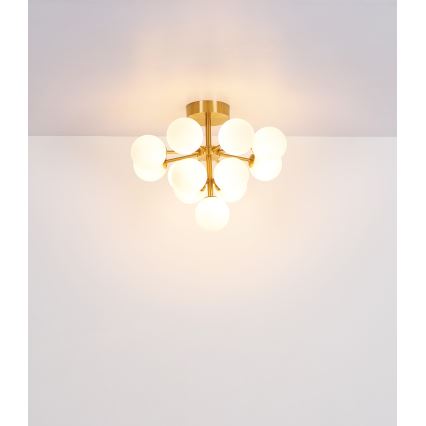 Globo - Virsapmetuma lustra 13xG9/5W/230V d. 56 cm melna