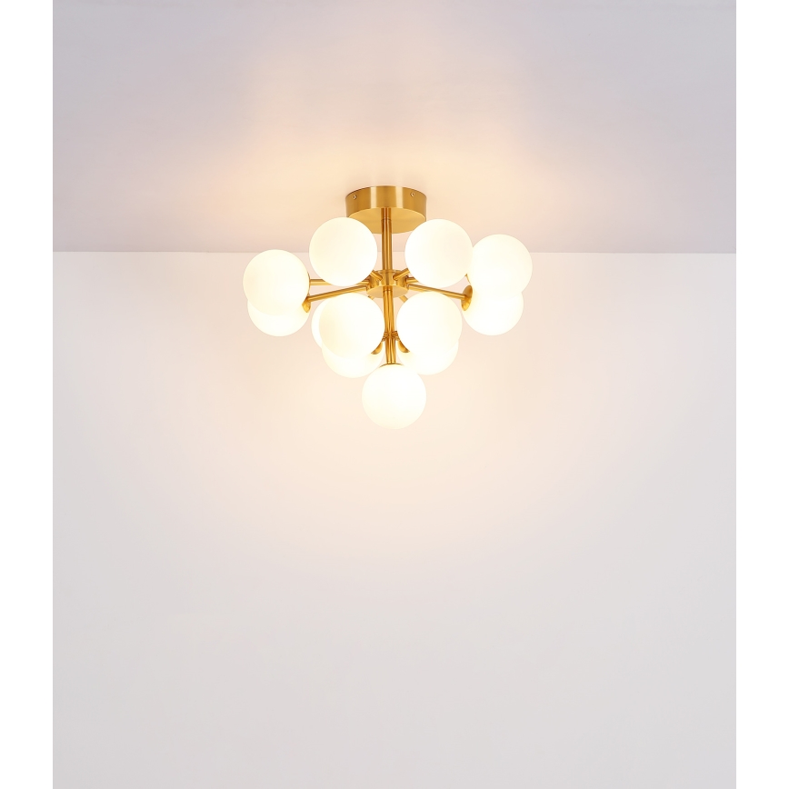 Globo - Virsapmetuma lustra 13xG9/5W/230V d. 56 cm melna
