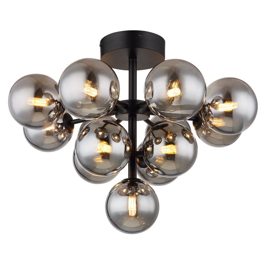 Globo - Virsapmetuma lustra 13xG9/5W/230V d. 56 cm melna