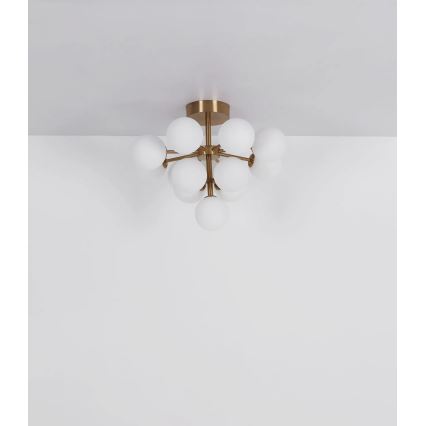 Globo - Virsapmetuma lustra 13xG9/5W/230V d. 56 cm zelta