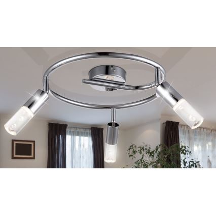 Globo 56199-3 - LED lampa PERU 3xLED/4W/230V