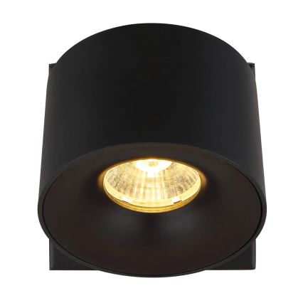 Globo - LED Sienas starmetis LED/6W/230V melna