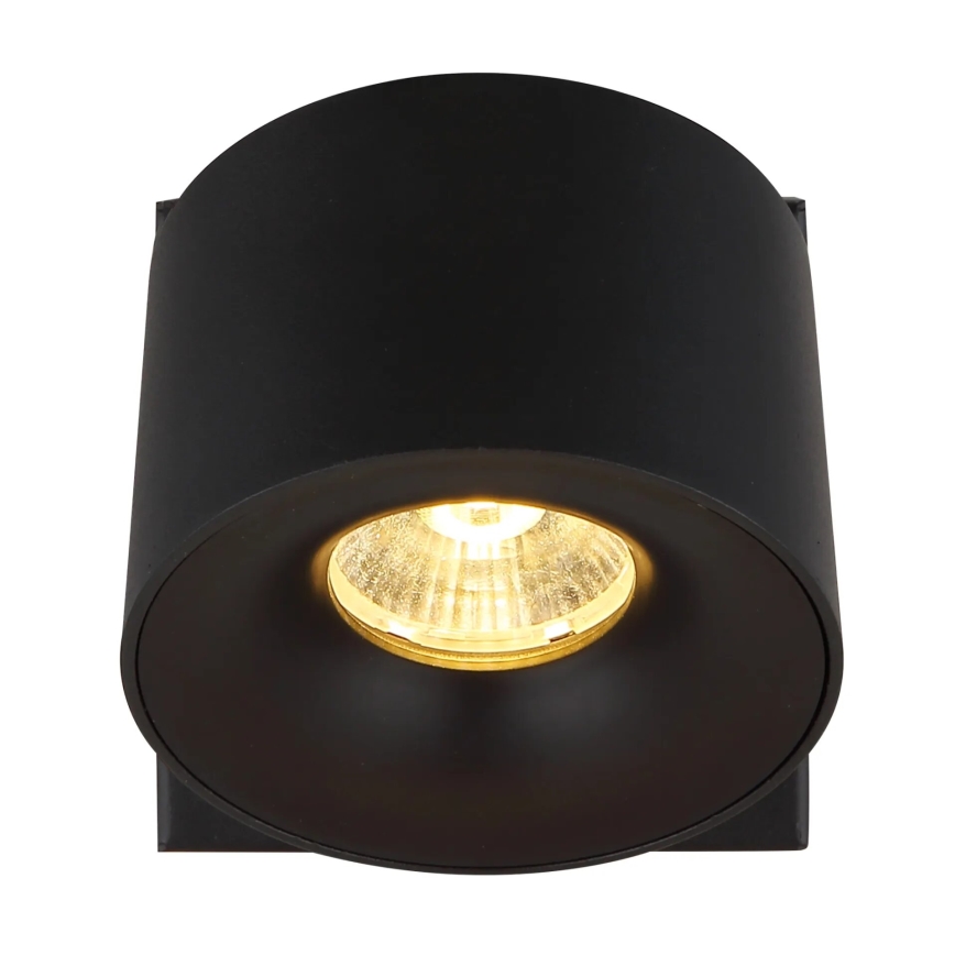 Globo - LED Sienas starmetis LED/6W/230V melna
