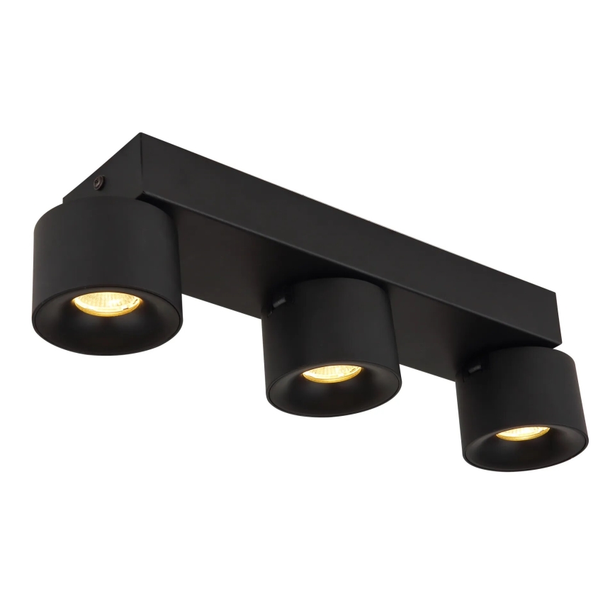 Globo - LED Starmetis 3xLED/6W/230V melna
