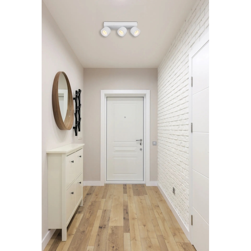 Globo - LED Starmetis 3xLED/6W/230V balta