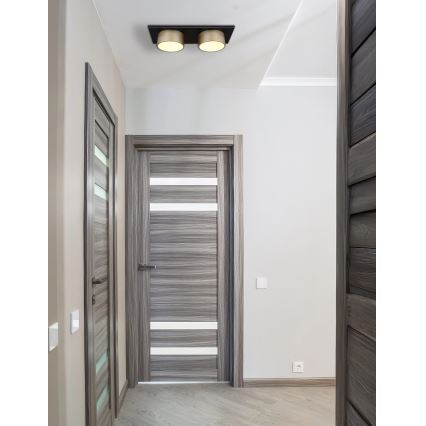Globo - LED griestu lampa LED/24W/230V 3000K 46x20 cm bēša