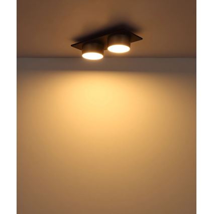 Globo - LED griestu lampa LED/24W/230V 3000K 46x20 cm bēša