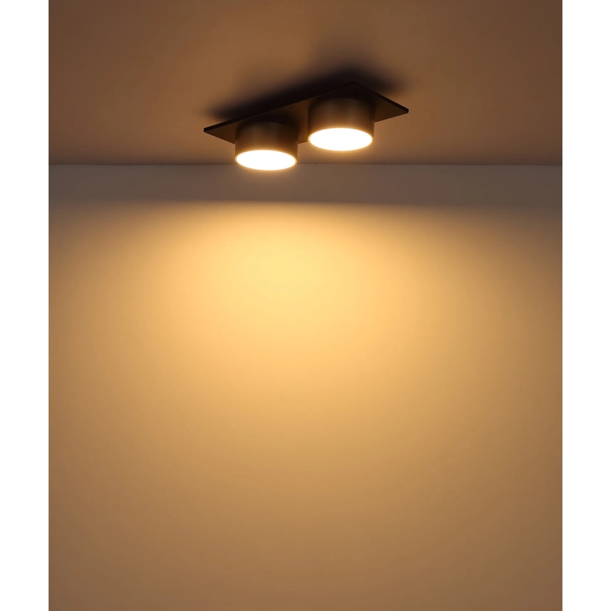 Globo - LED griestu lampa LED/24W/230V 3000K 46x20 cm bēša
