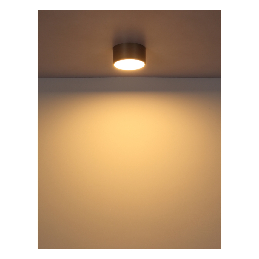 Globo - LED griestu lampa LED/12W/230V Ø 15 cm 3000K bēša