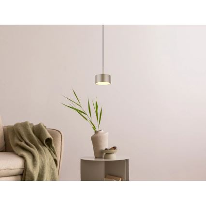 Globo - LED lustra ar trosi LED/12W/230V 3000K Ø 15 cm misiņš