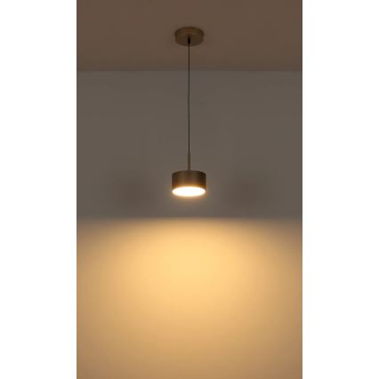 Globo - LED lustra ar trosi LED/12W/230V 3000K Ø 15 cm misiņš