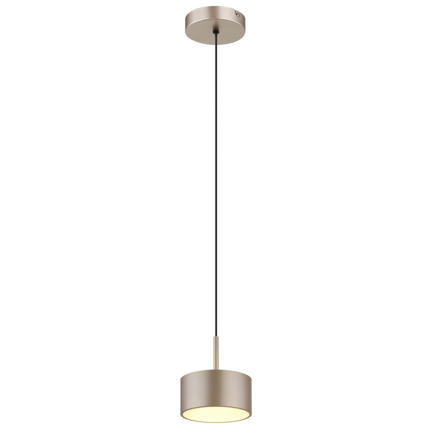 Globo - LED lustra ar trosi LED/12W/230V 3000K Ø 15 cm misiņš
