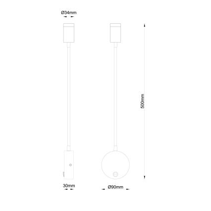 Globo - LED Elastīga lampiņa LED/3W/230V