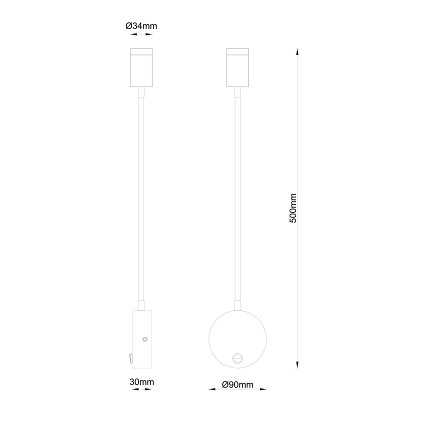Globo - LED Elastīga lampiņa LED/3W/230V