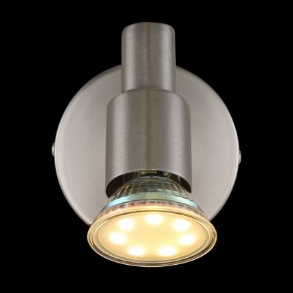 Globo - LED Sienas starmetis 1xGU10/3W/230V