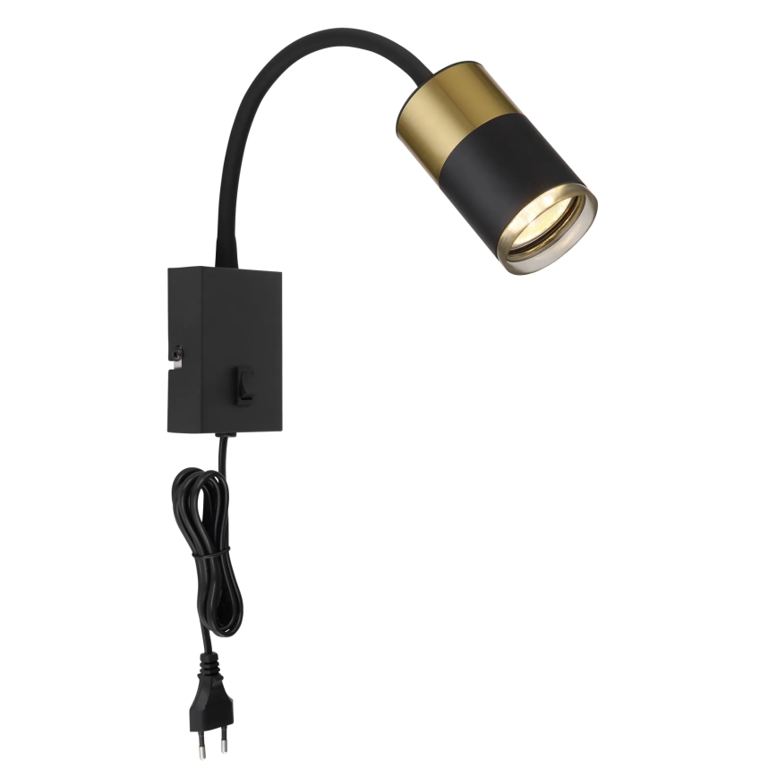 Globo - Sienas starmetis 1xGU10/25W/230V melna