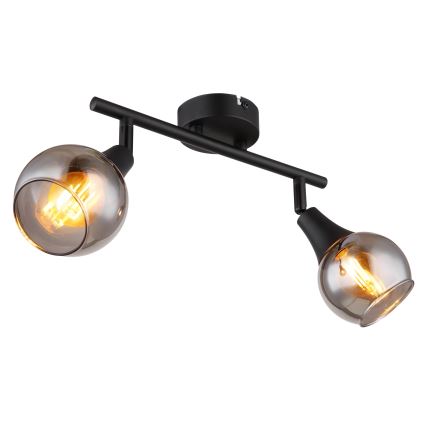 Globo - Starmetis 2xE14/40W/230V melna