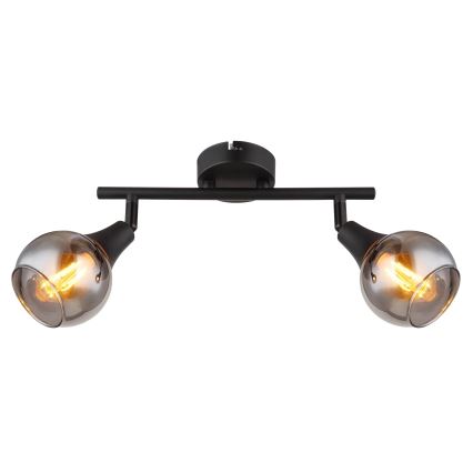 Globo - Starmetis 2xE14/40W/230V melna