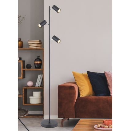 Globo - Grīdas stāvlampa 3xGU10/5W/230V melna