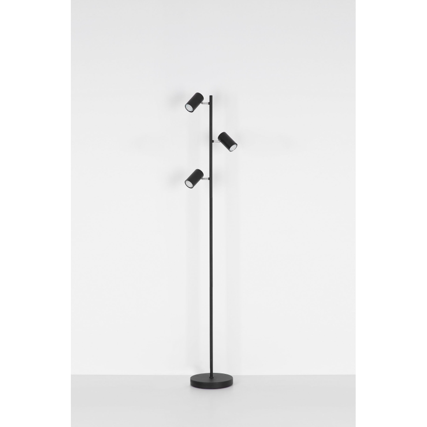 Globo - Grīdas stāvlampa 3xGU10/5W/230V melna