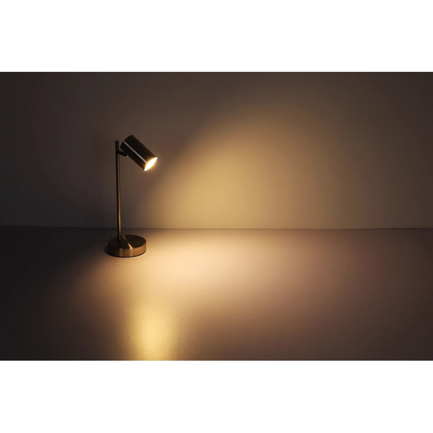 Globo - Galda lampa 1xGU10/5W/230V matēts hroms