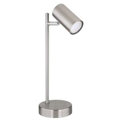 Globo - Galda lampa 1xGU10/5W/230V matēts hroms