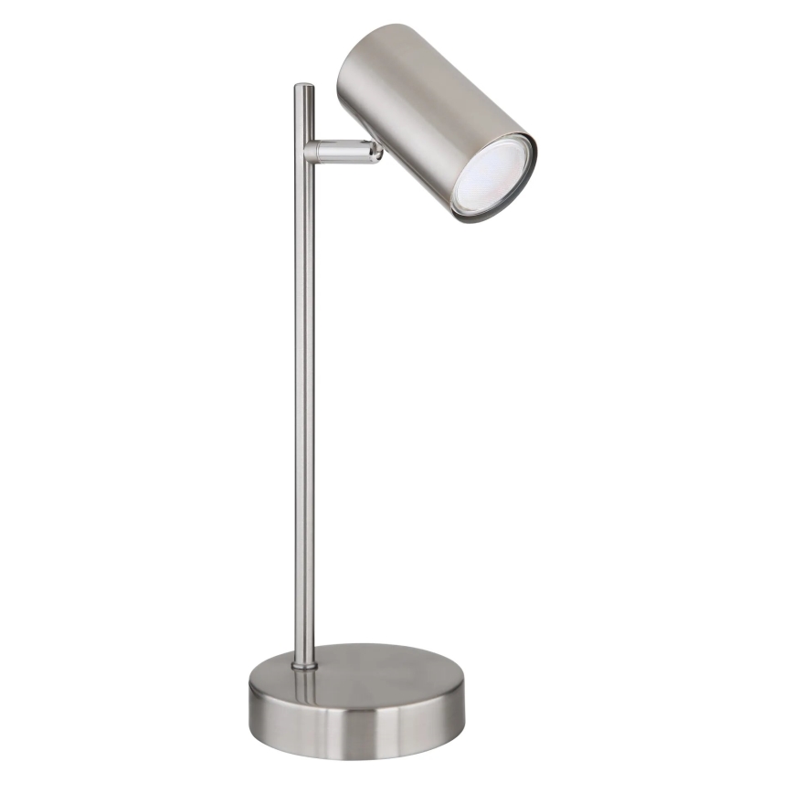 Globo - Galda lampa 1xGU10/5W/230V matēts hroms